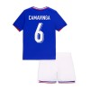 Camisola + Calções França Camavinga 6 Criança Equipamento 1ª Euro 2024